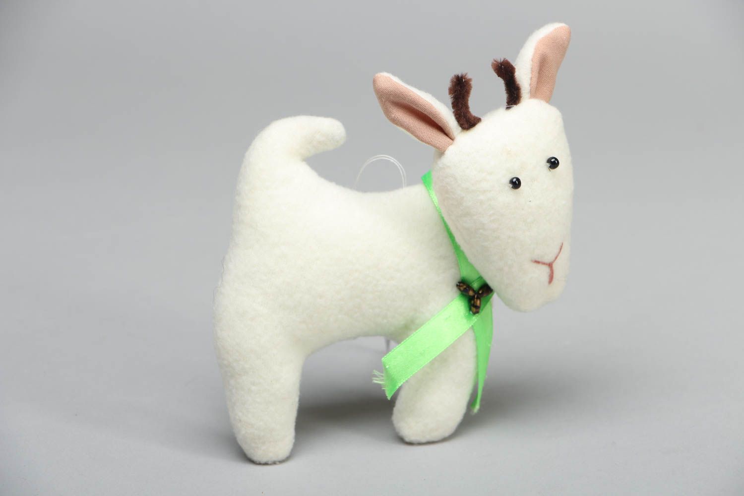 Handmade soft toy for kids Goat photo 1