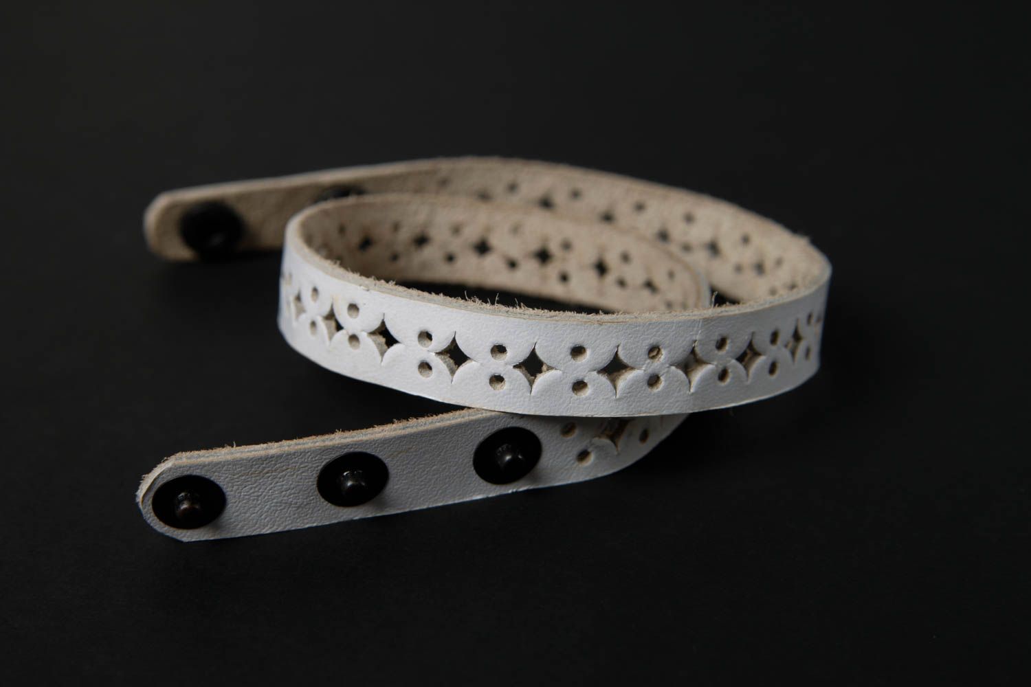 Stylish handmade bracelet leather goods costume jewelry fashion trends photo 5