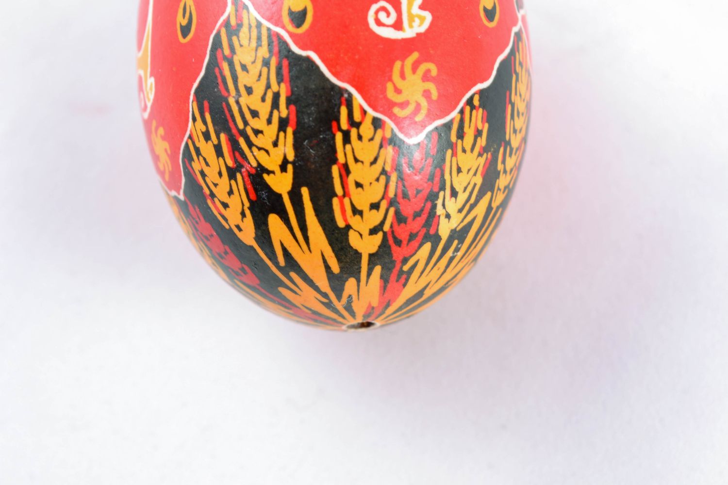 Пасхальное яйцо ручной работы с росписью Урожай фото 5