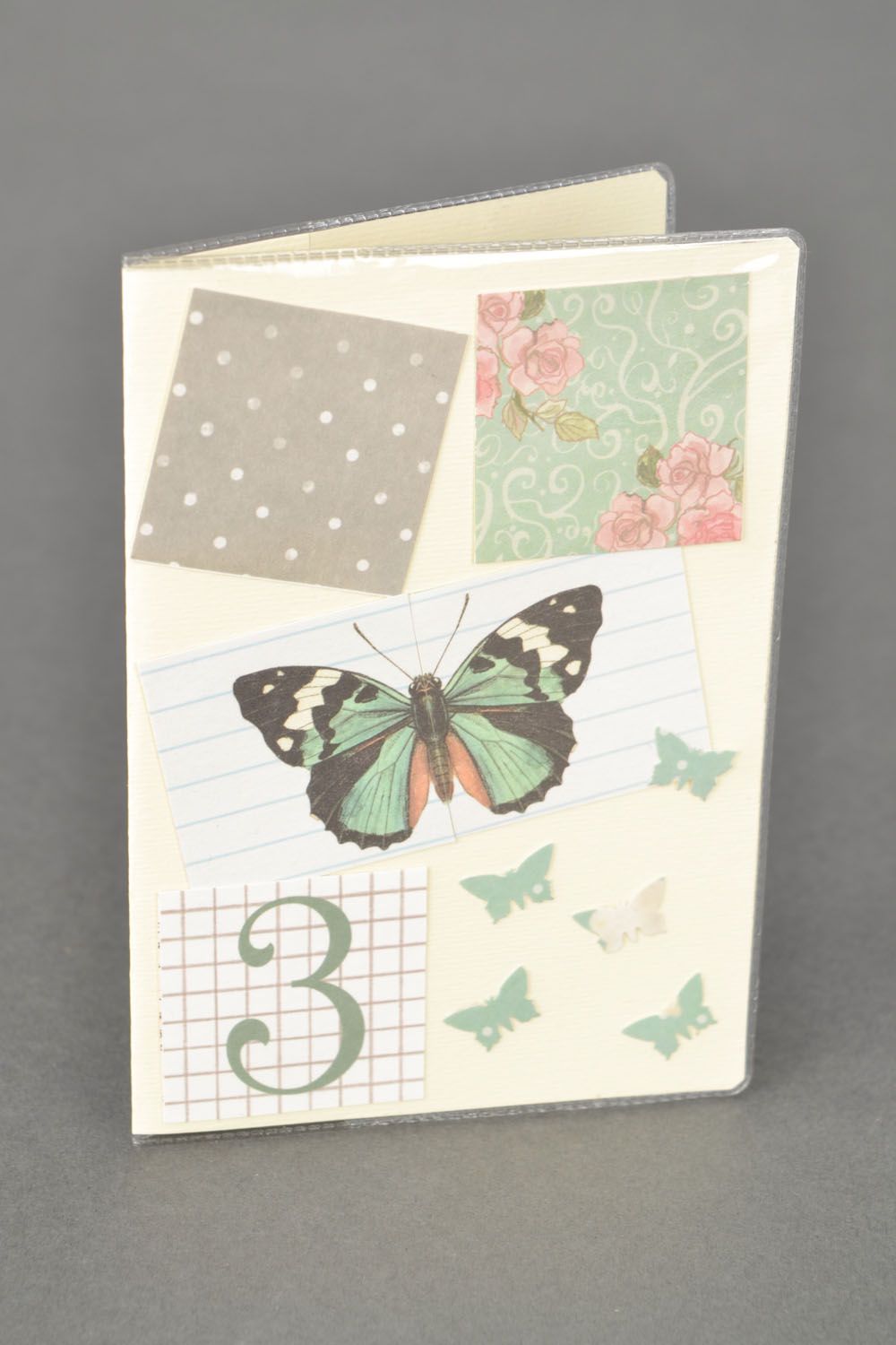Passhüllen aus Papier Schmetterlinge foto 1