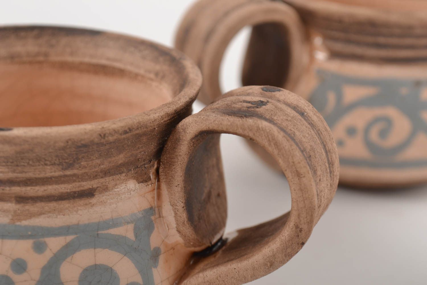 Tazas de cerámica artesanales 100 ml  regalo original utensilios de cocina   foto 5
