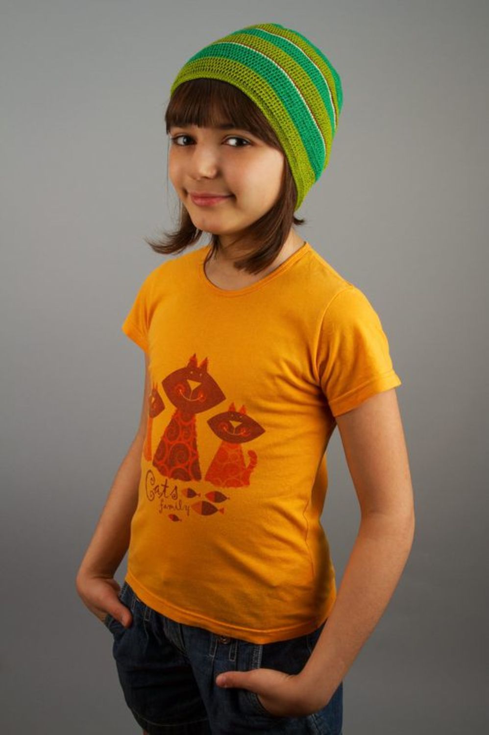 Cappello di lana fatto a mano cappello a maglia abbigliamento per bambini
 foto 2