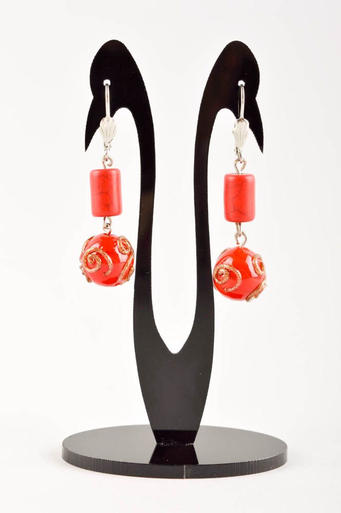 Handmade designer earrings beautiful earrings with charms stylish accessory photo 2