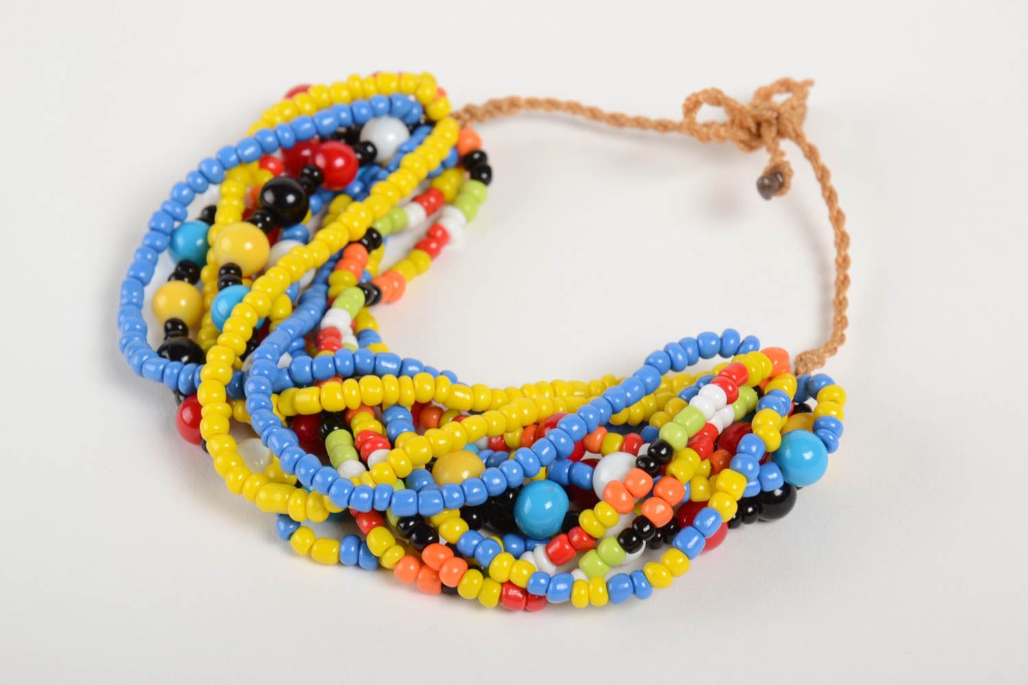 Handmade bracelet beaded bracelet handcrafted jewelry women accessories photo 5