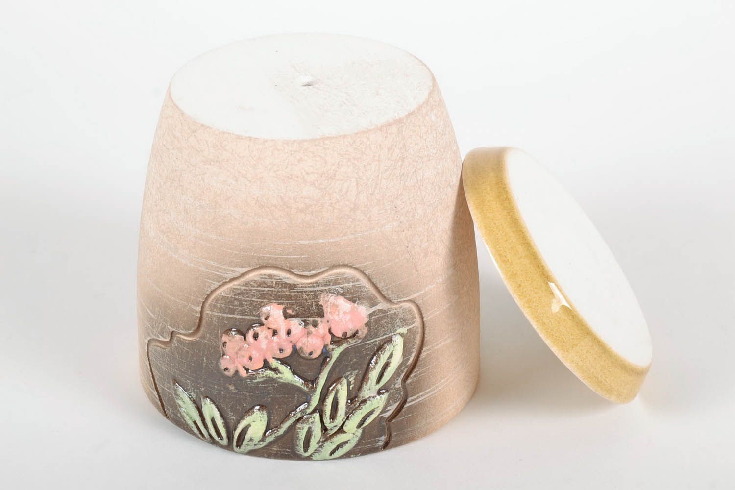 Керамический горшок для цветка Виола фото 2