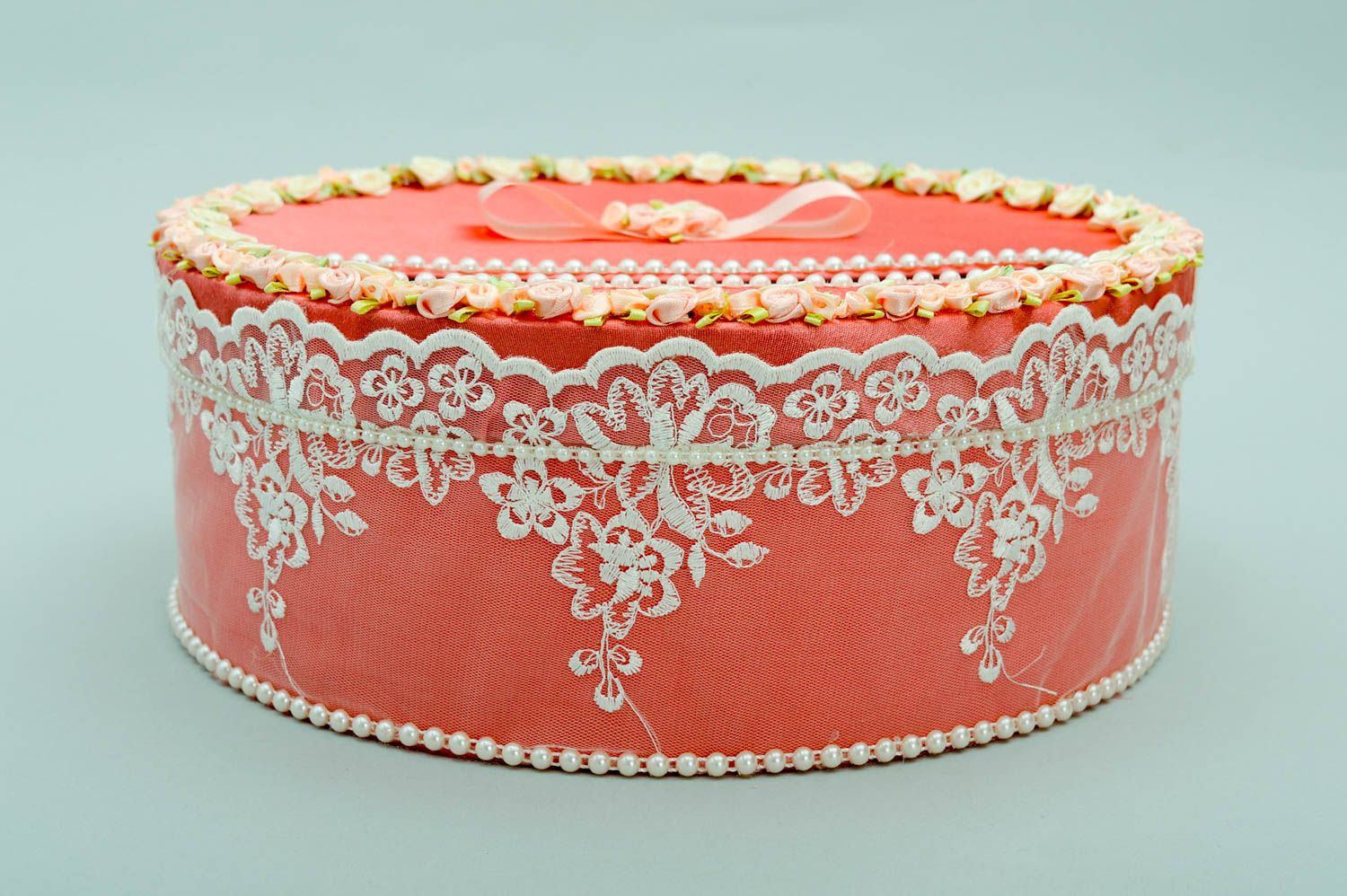Handmade Aufbewahrung Box Geldversteck Dose Accessoire für Hochzeit rosa foto 2