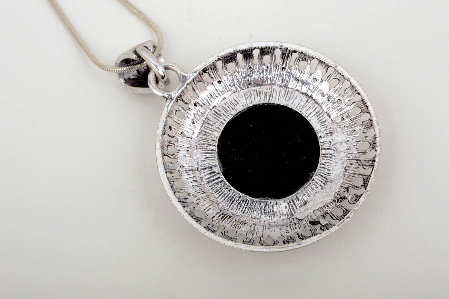 Handmade beautiful jewelry unusual metal pendant designer pendant for gift photo 3