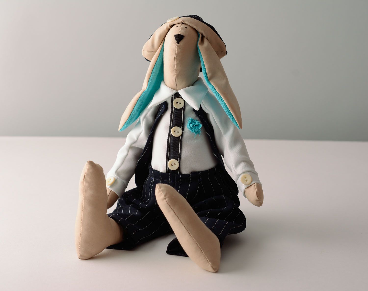 Soft toy Gentleman Rabbit photo 1