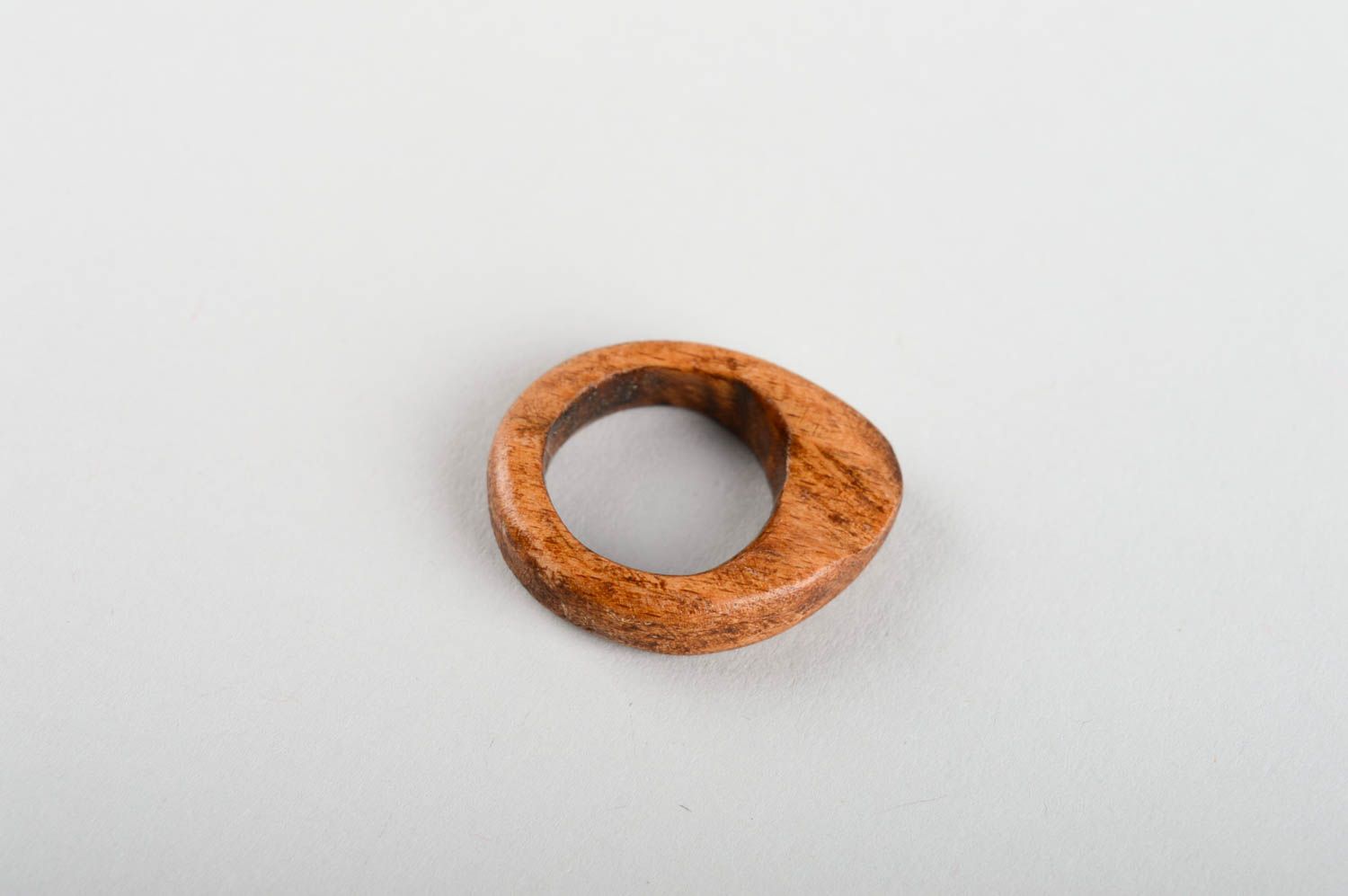 Unusual handmade wooden ring wood craft costume jewelry designs gifts for her photo 5