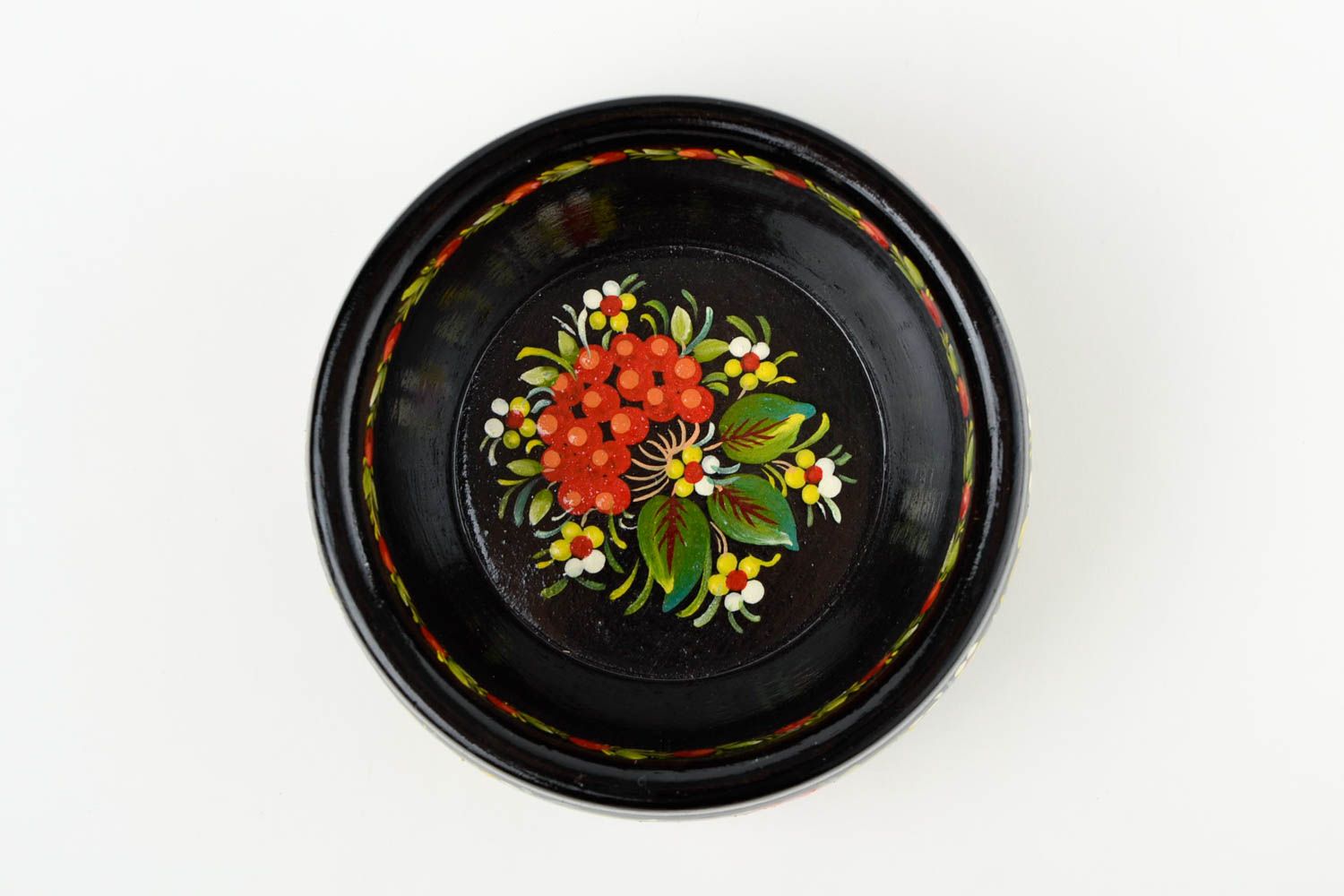 Handmade beautiful designer bowl stylish box for sweets wooden ethnic ware photo 3