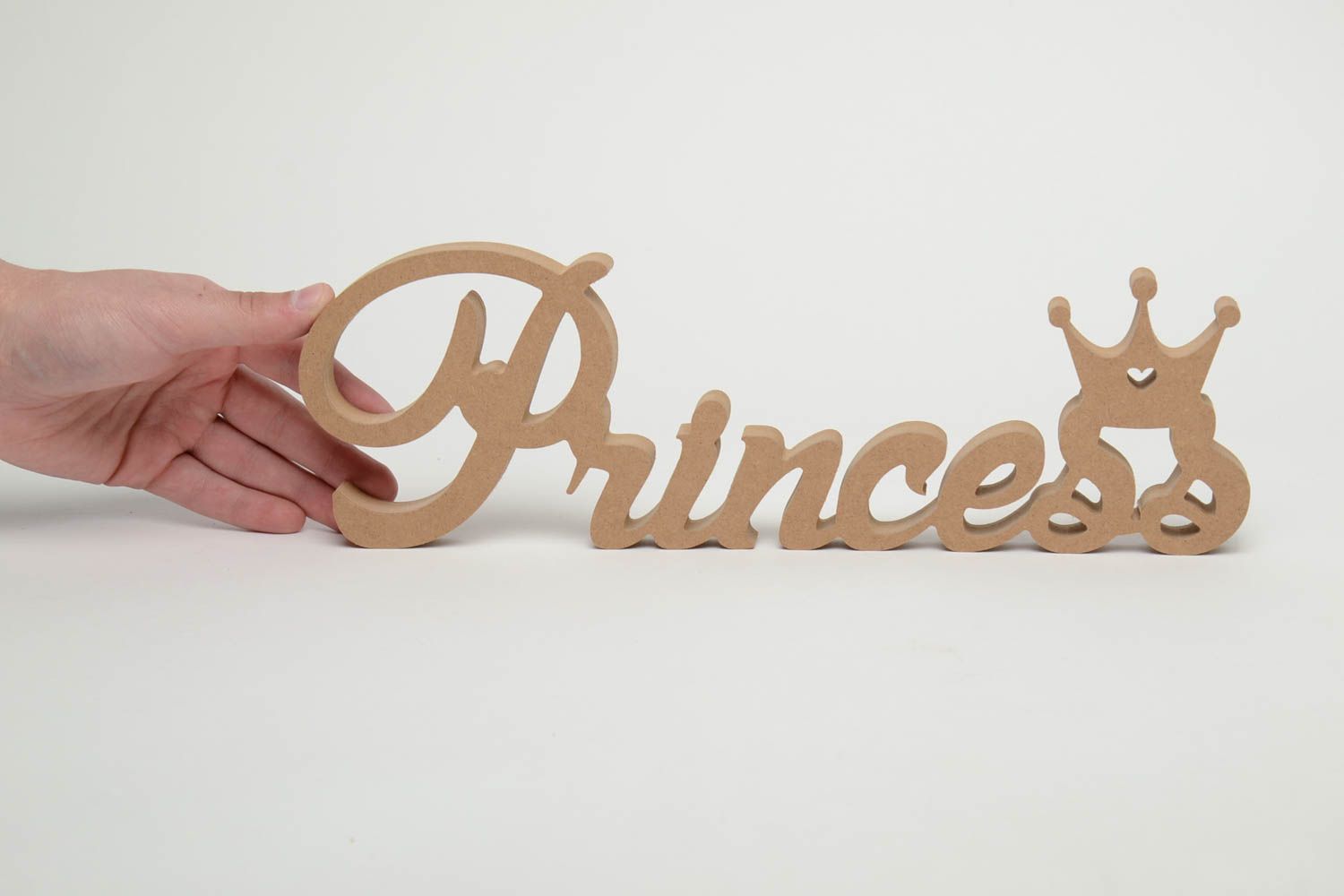 MDF craft blank lettering Princess photo 5