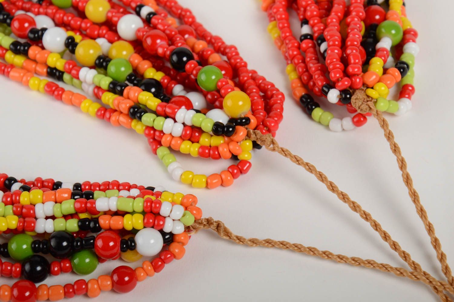 Parure bijoux Collier ethnique fait main bracelet multicolores Accessoires femme photo 5