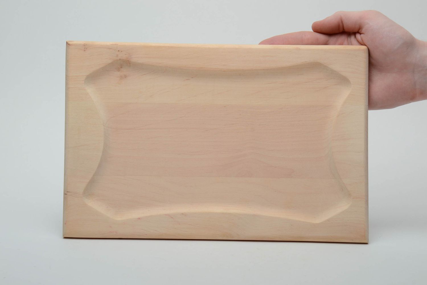Handmade Tablett aus Holz foto 5