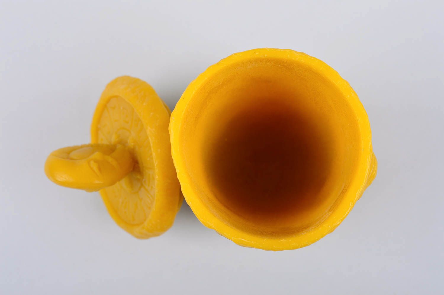 Экологическая посуда ручной работы столовая посуда красивый стакан из воска фото 10