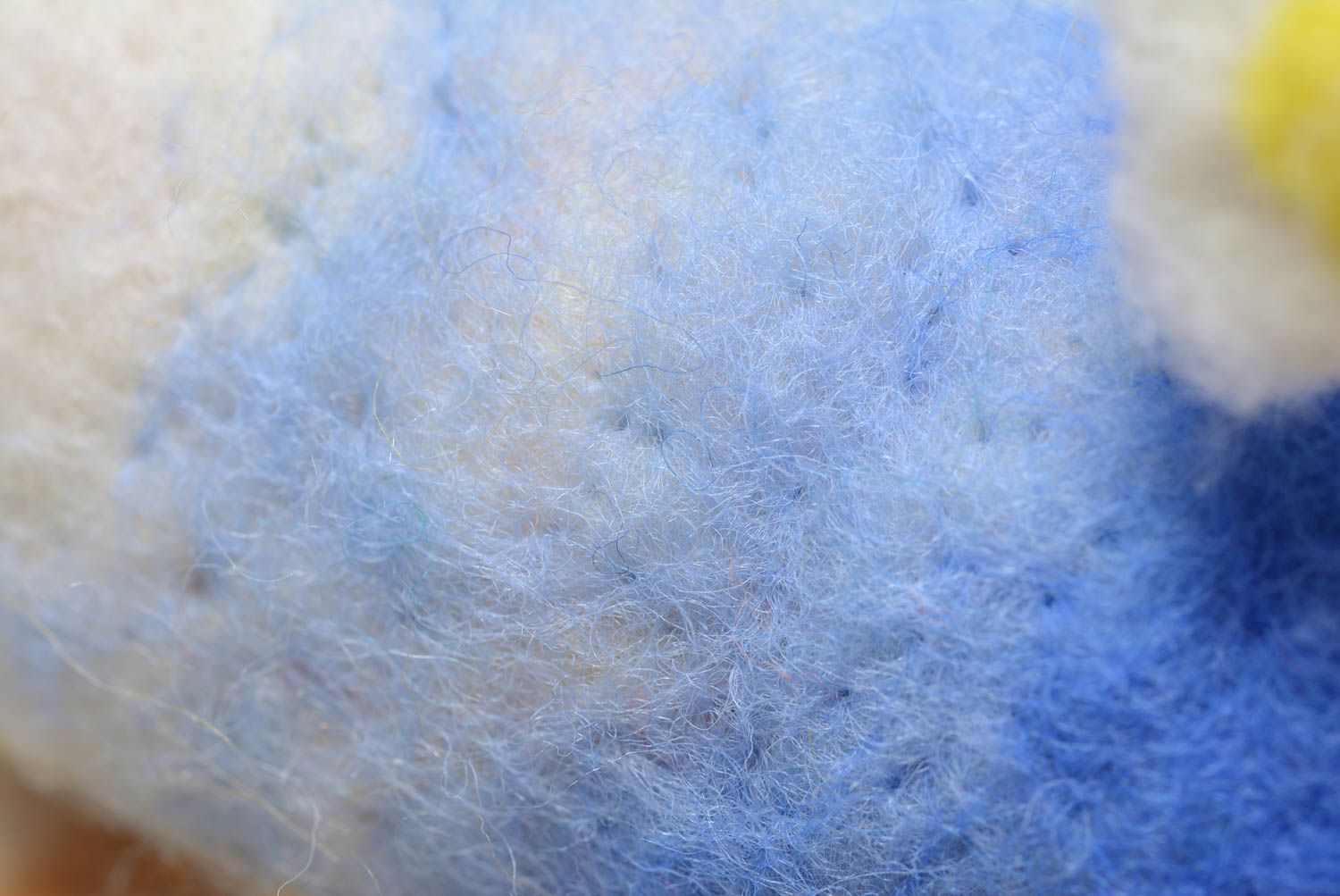 Poupée en laine Femme faite main feutrage jouet de collection original mignon photo 5