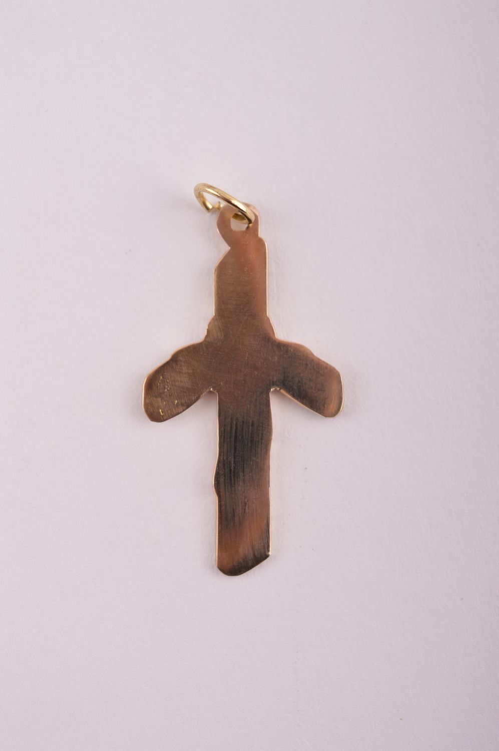 Cruz artesanal para el cuello recuerdo religioso original regalo para amigo foto 3