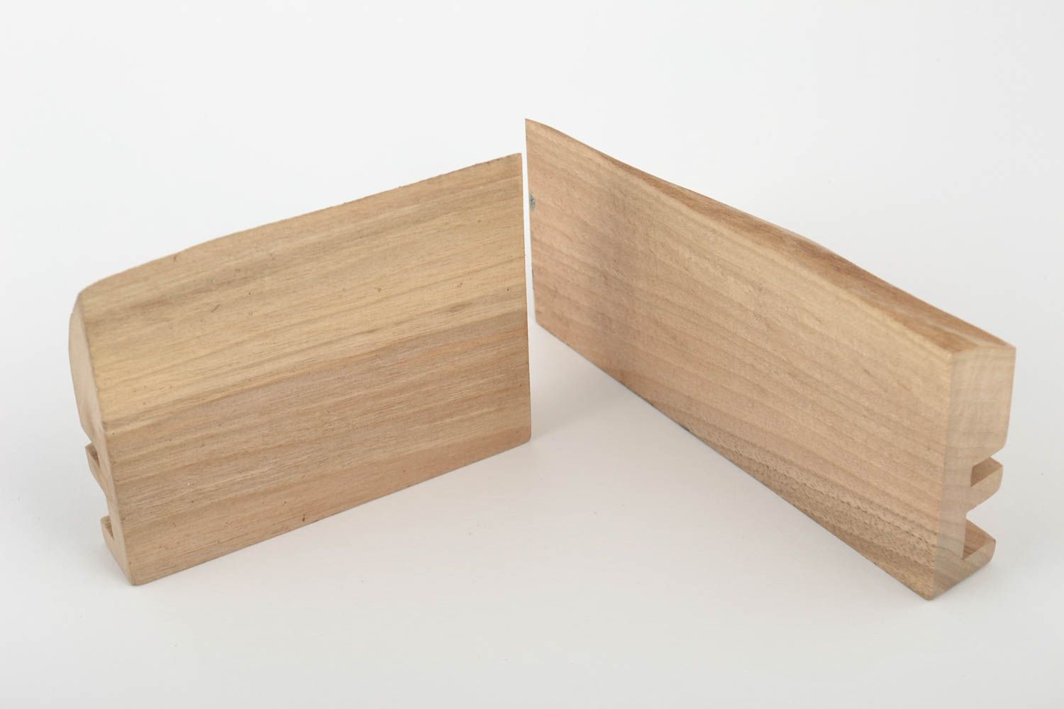 Set of 2 homemade designer wooden gadget holders for tablet and smartphone photo 4