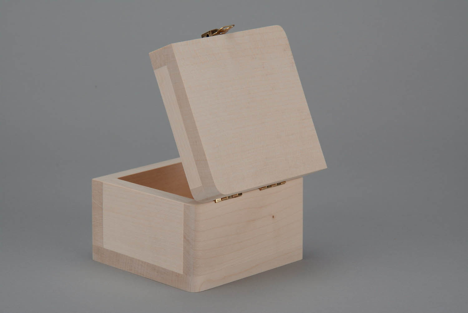 Handmade Roh-Holzschatulle für Verzierung 
 foto 3