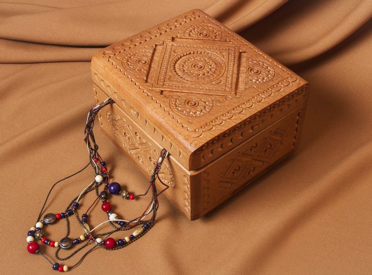Wooden box for jewelry photo 1