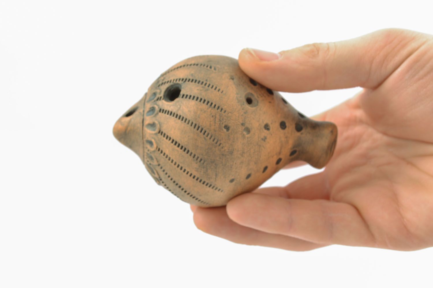 Children's ceramic penny whistle photo 5