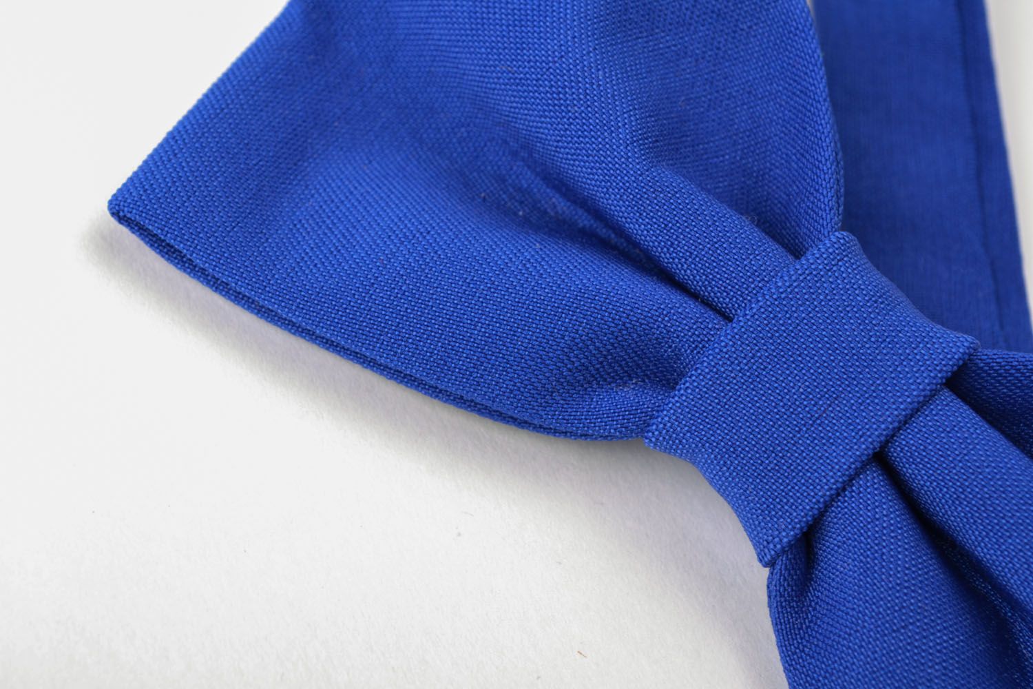 Синий галстук-бабочка фото 4