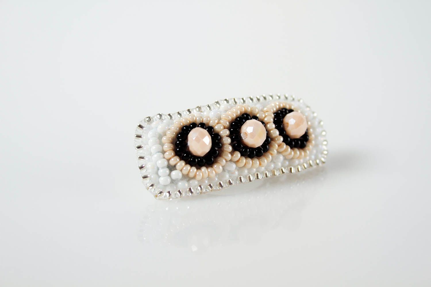 Handmade designer hair clip unusual elegant hair clip cute designer accessory photo 3
