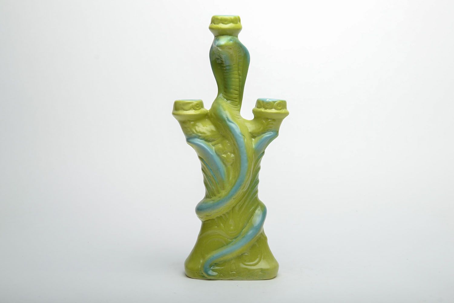 Ceramic candlestick Snake photo 2