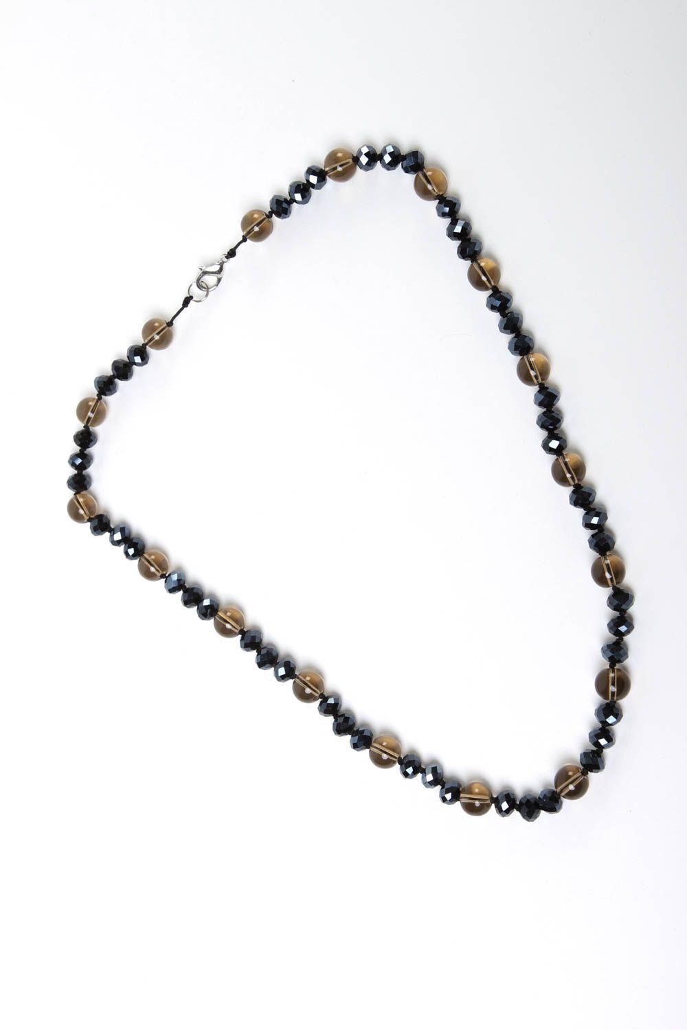 Handmade bead necklace designer accessories gemstone jewelry long necklace photo 2