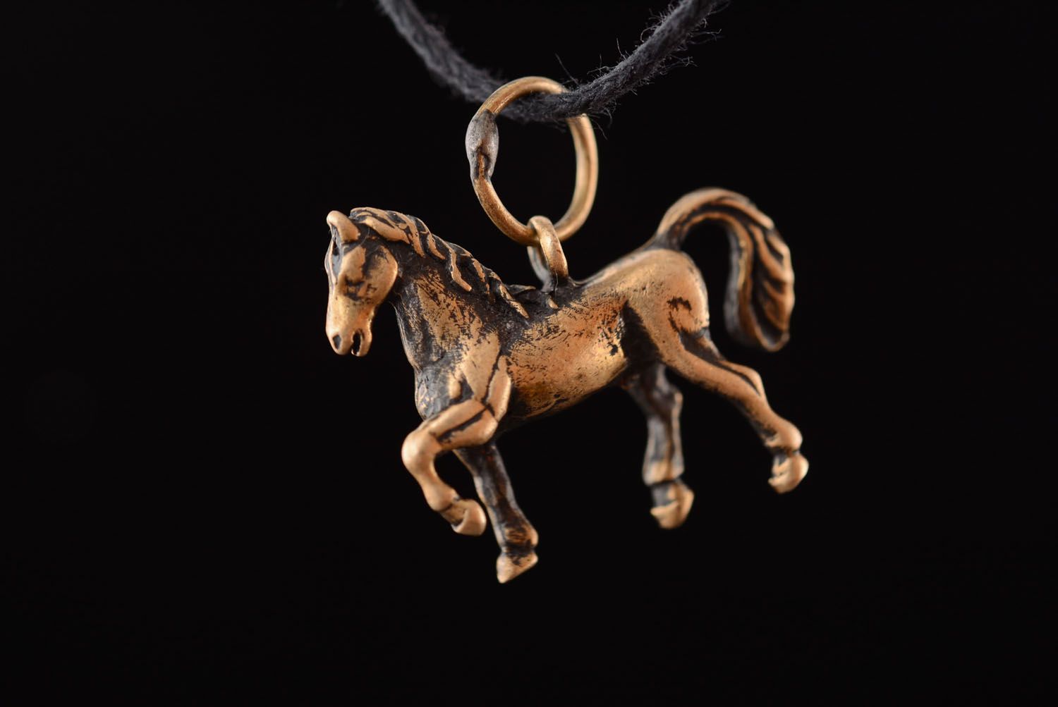 Bronze pendant Horse photo 3