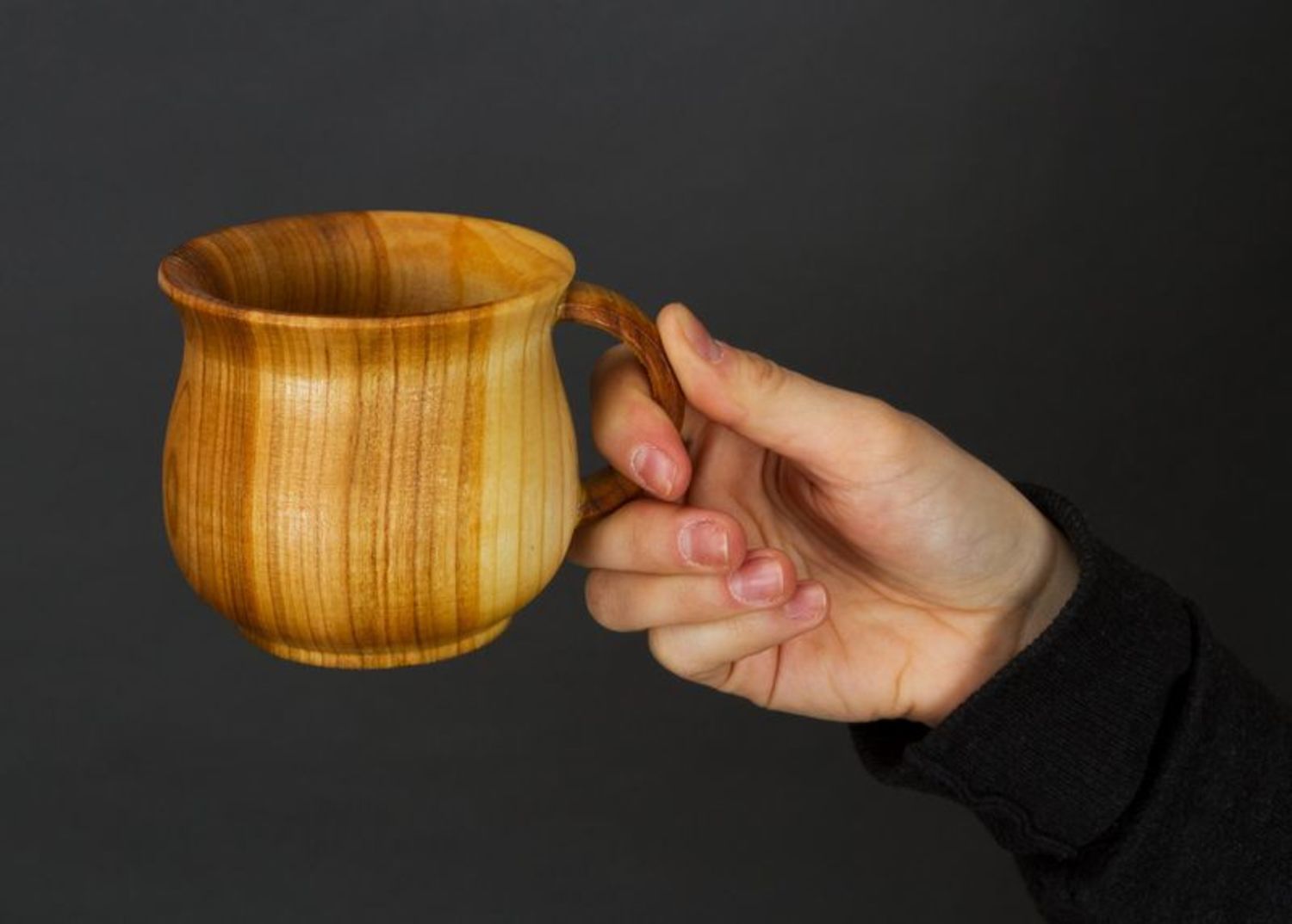 Wooden tea cup photo 2