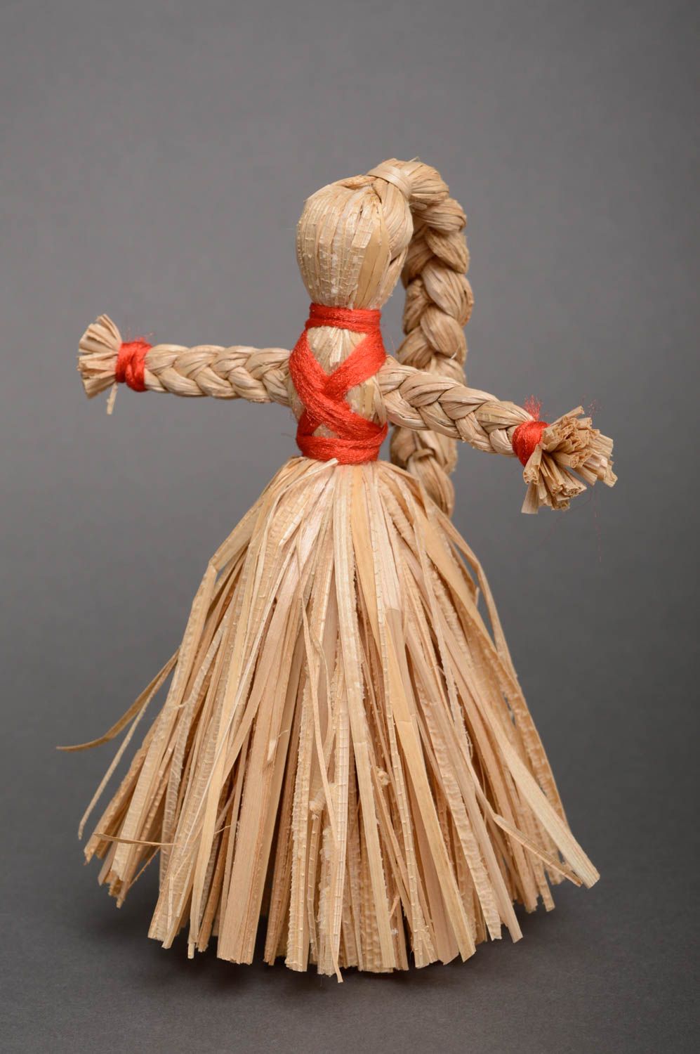 Плетеная кукла из рогоза берегиня  фото 1