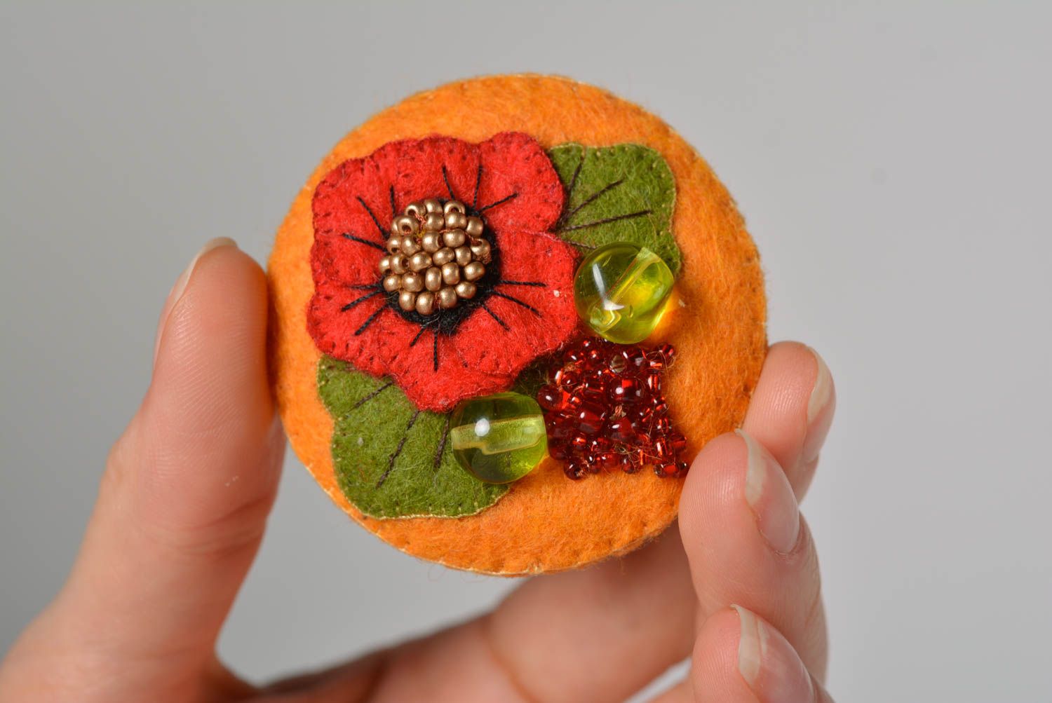 Flower brooch homemade jewelry designer accessories brooches and pins gift ideas photo 3