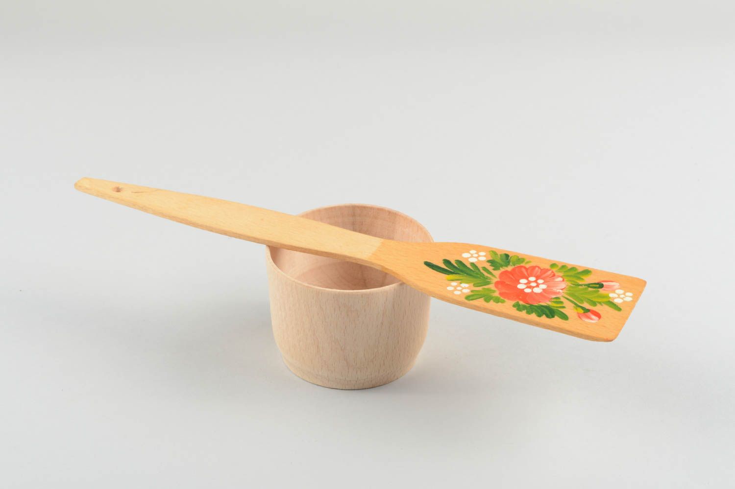 Деревянная лопатка ручной работы деревянная посуда аксессуар для кухни фото 2