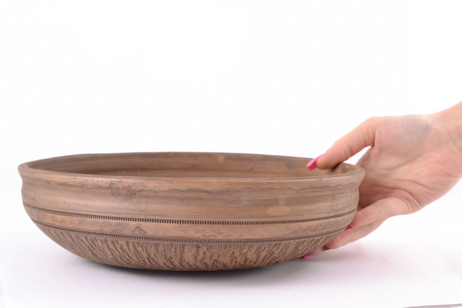 Ceramic bowl kilned with milk photo 2