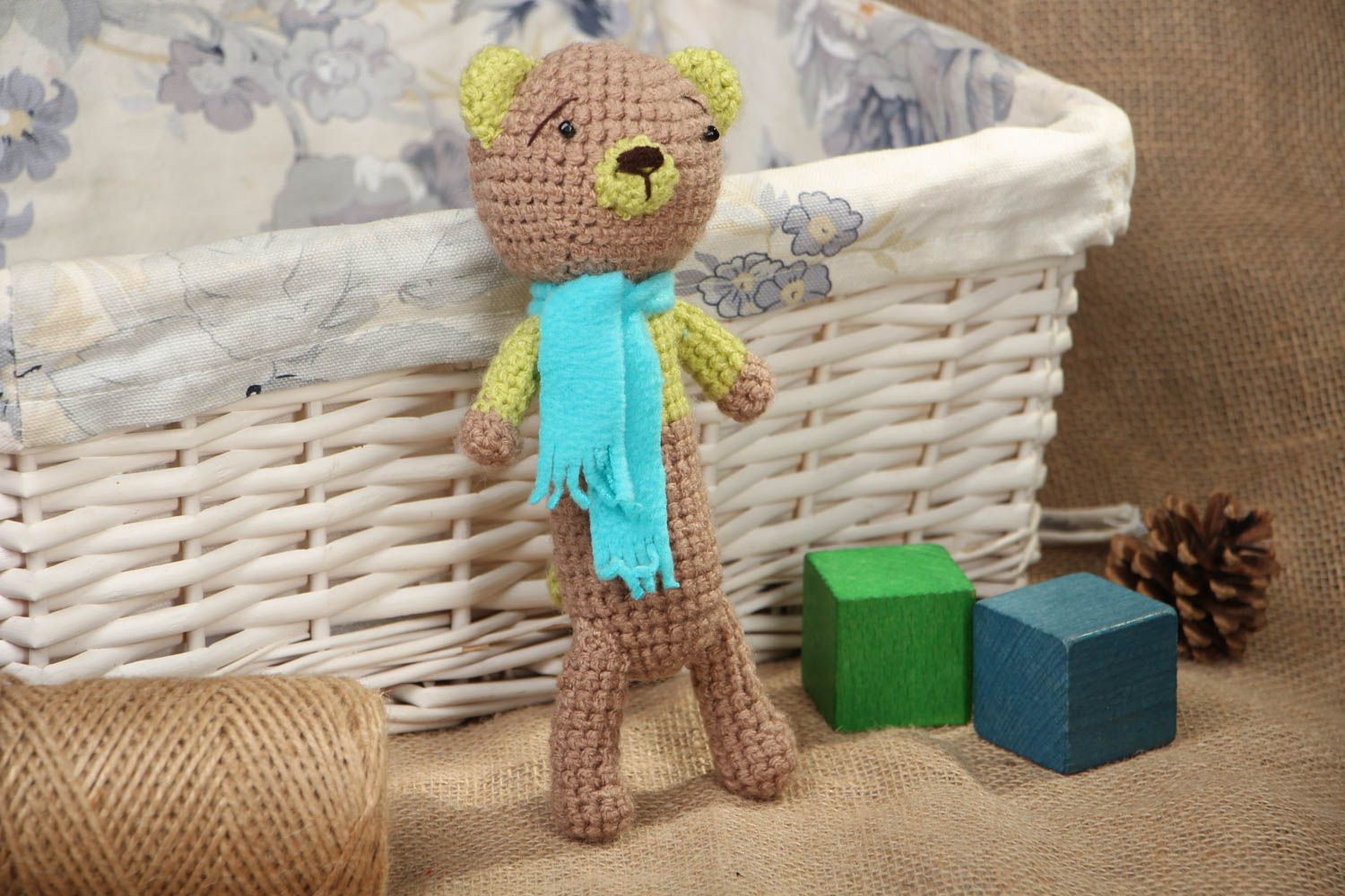Handmade crochet toy Bear photo 5