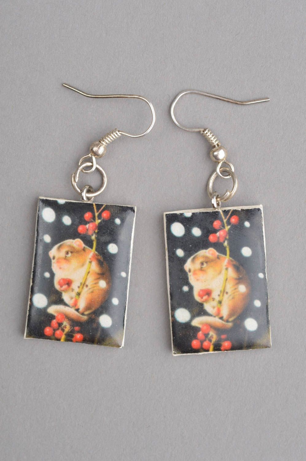 Handmade jewellery designer earrings polymer clay ladies earrings gifts for her photo 2