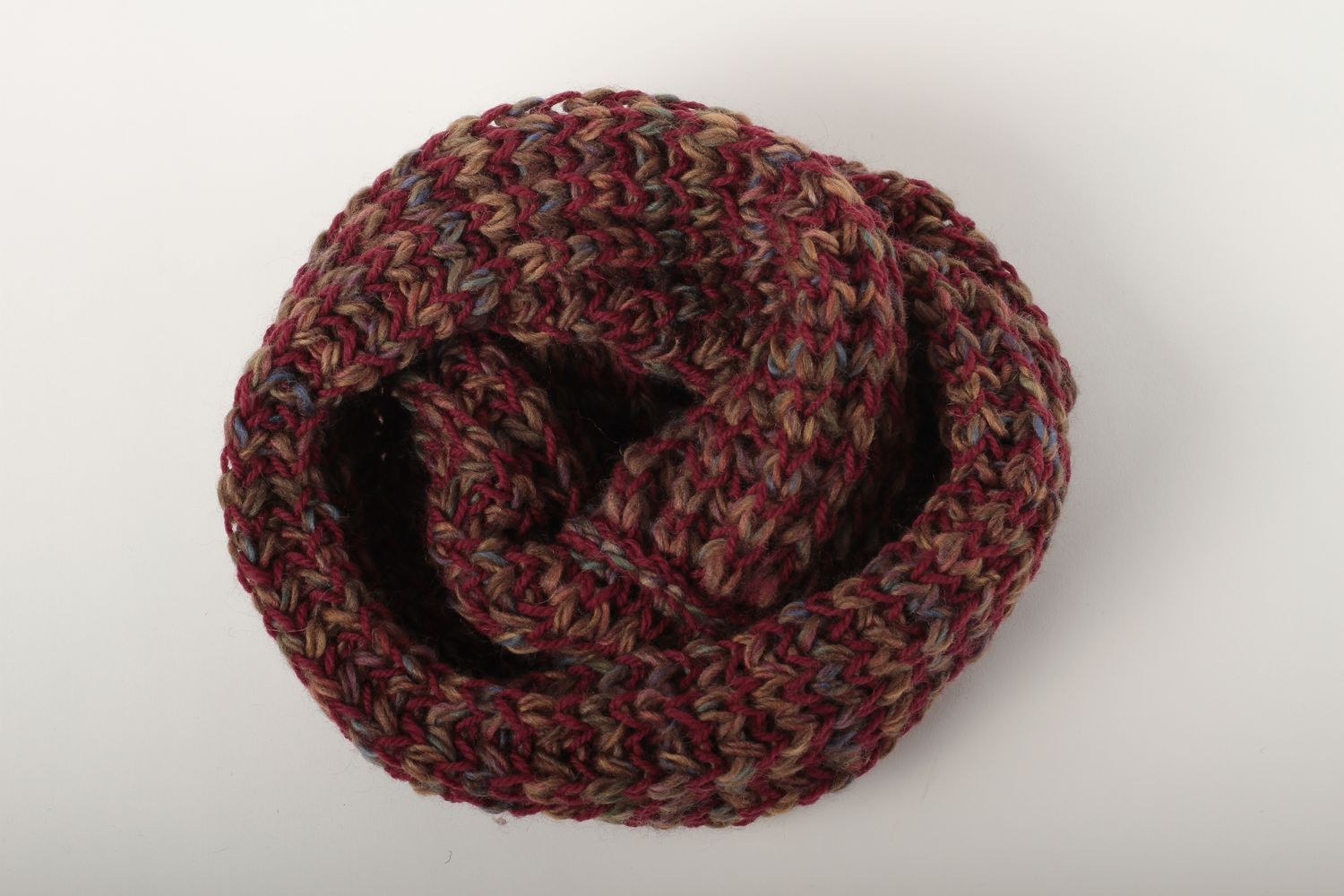 Необычный шарф ручной работы оригинальный подарок шарф на шею авторский фото 5