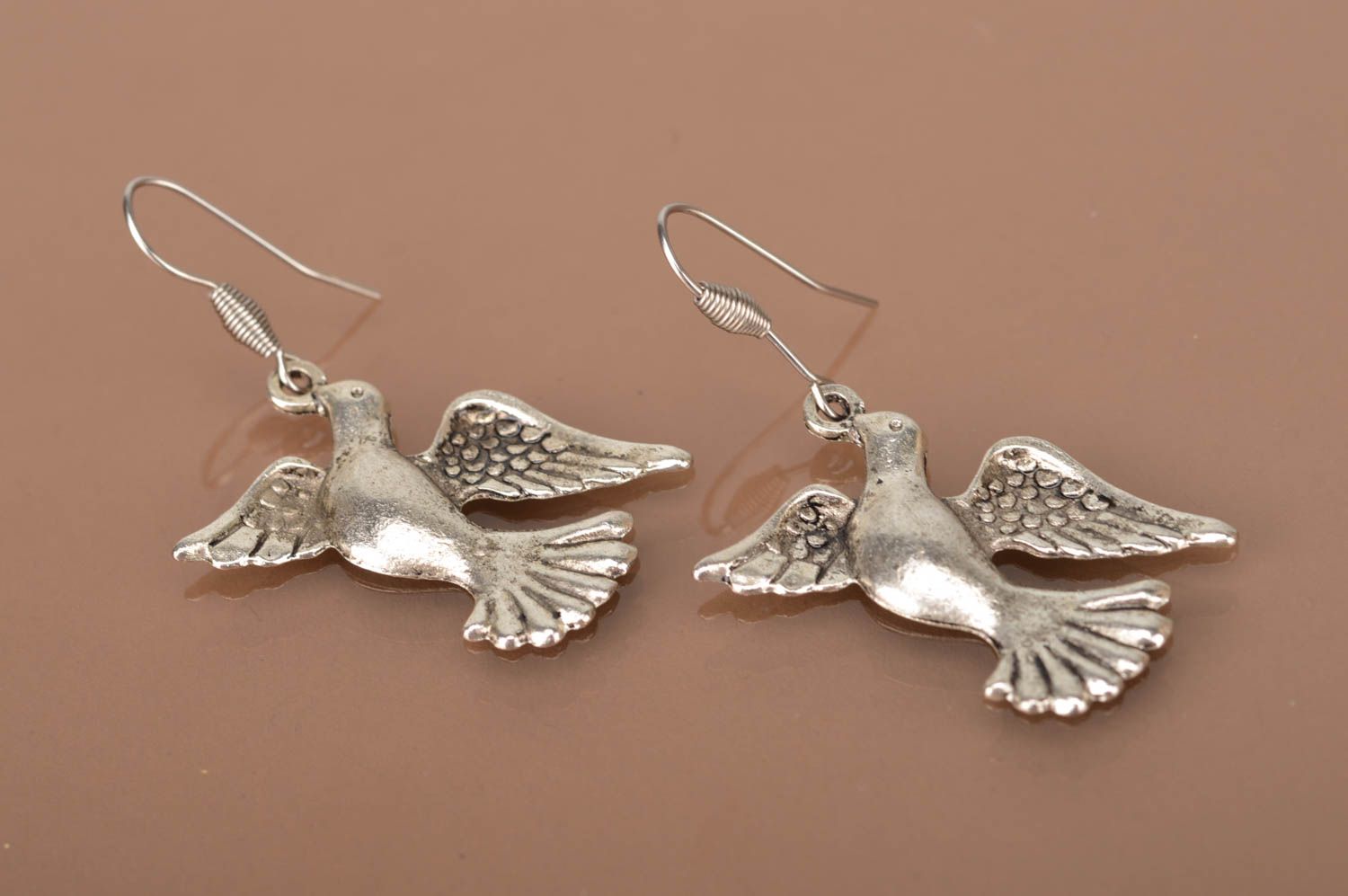 Beautiful handmade metal earrings stylish earrings for girls gifts for her photo 3