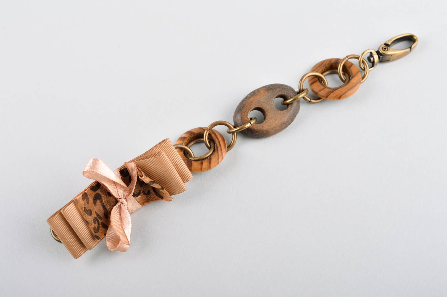 Holzperlen Armband handgeschaffen Designer Schmuck tolles Frauen Accessoire foto 4