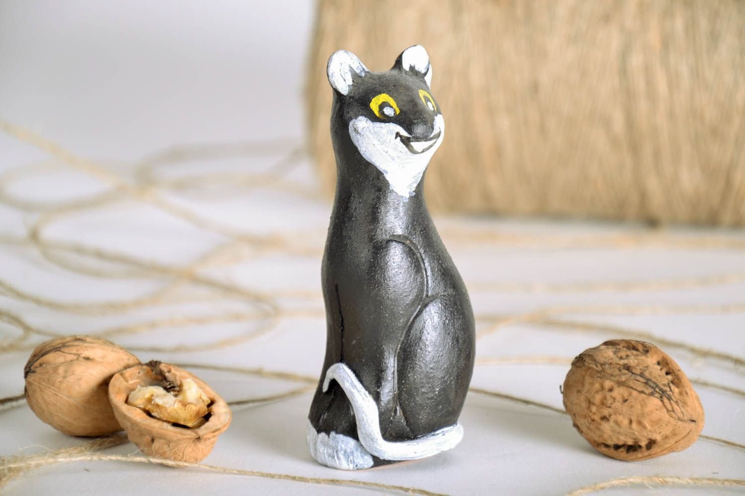 Ceramic figurine Kitten photo 1