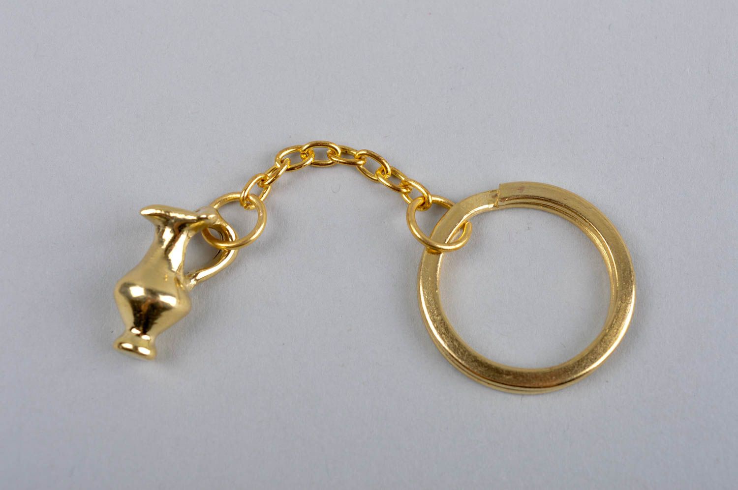 Beautiful brass keychain handmade designer keychain metal accessories photo 2