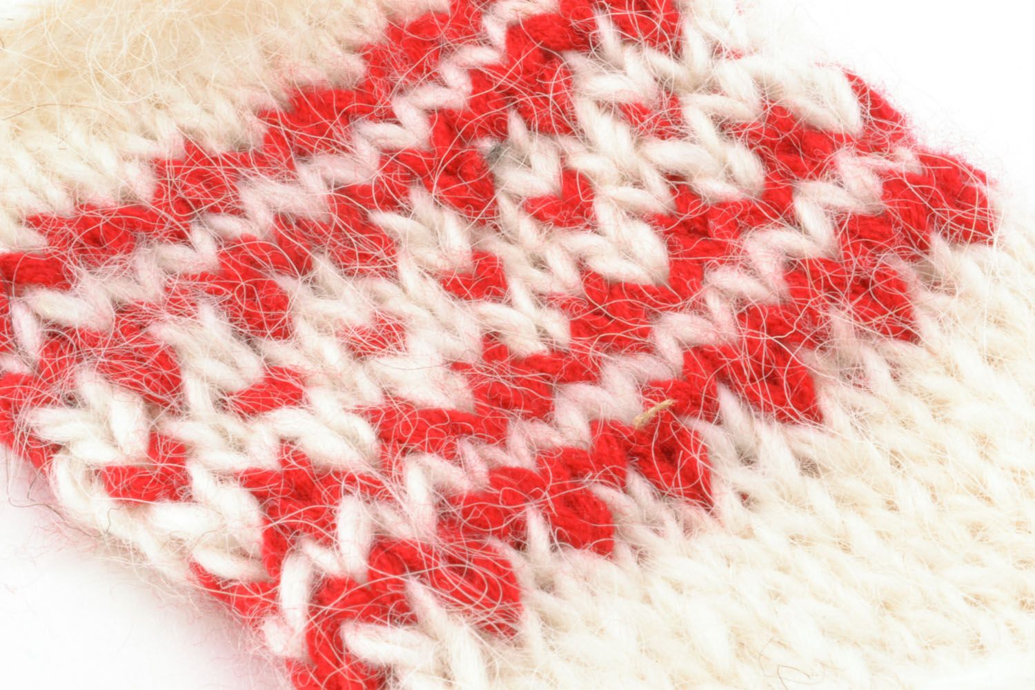 Mitaines tricotées en laine pour femme photo 3
