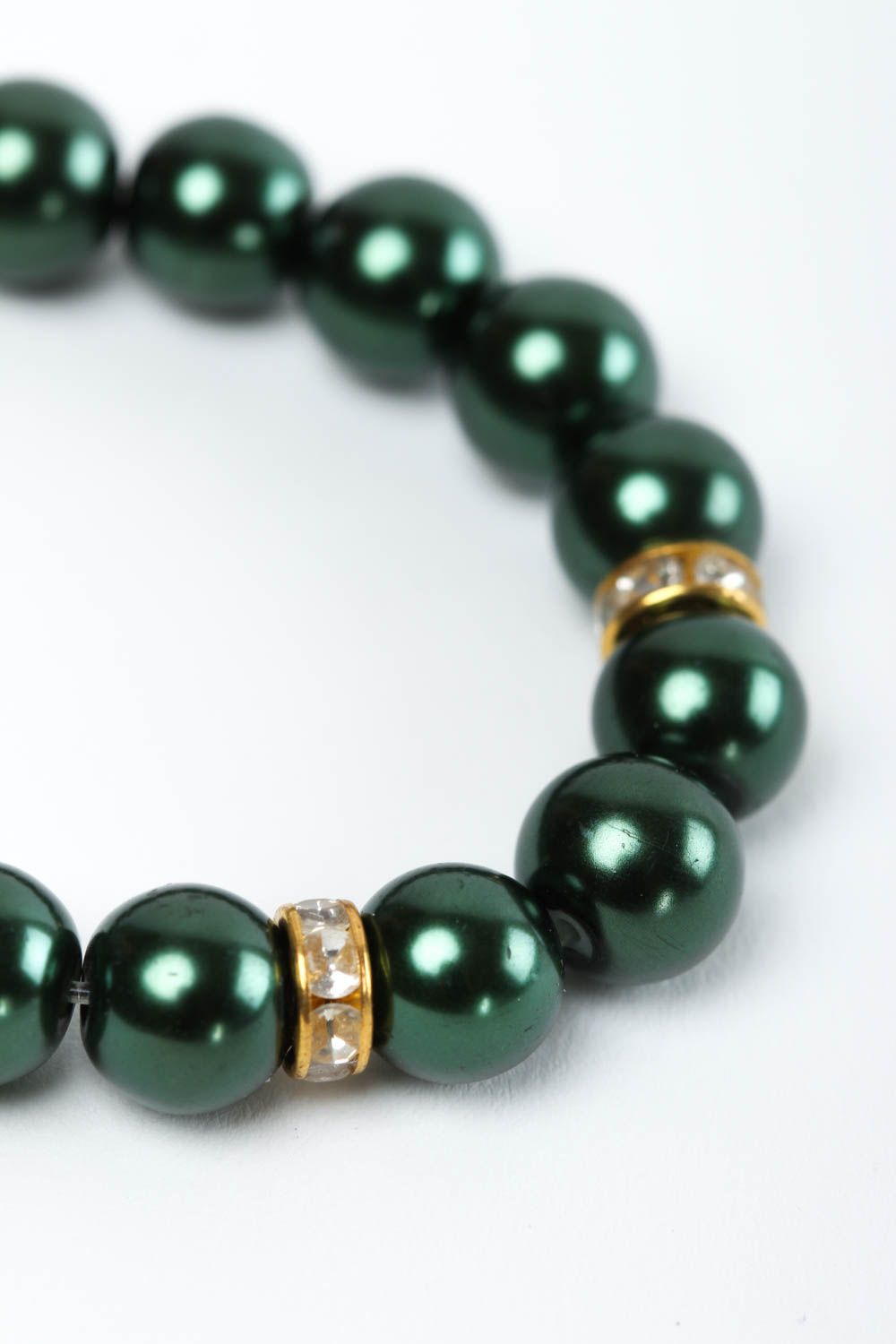 Handmade bracelet designer accessory unusual gift for girls glass bracelet photo 4