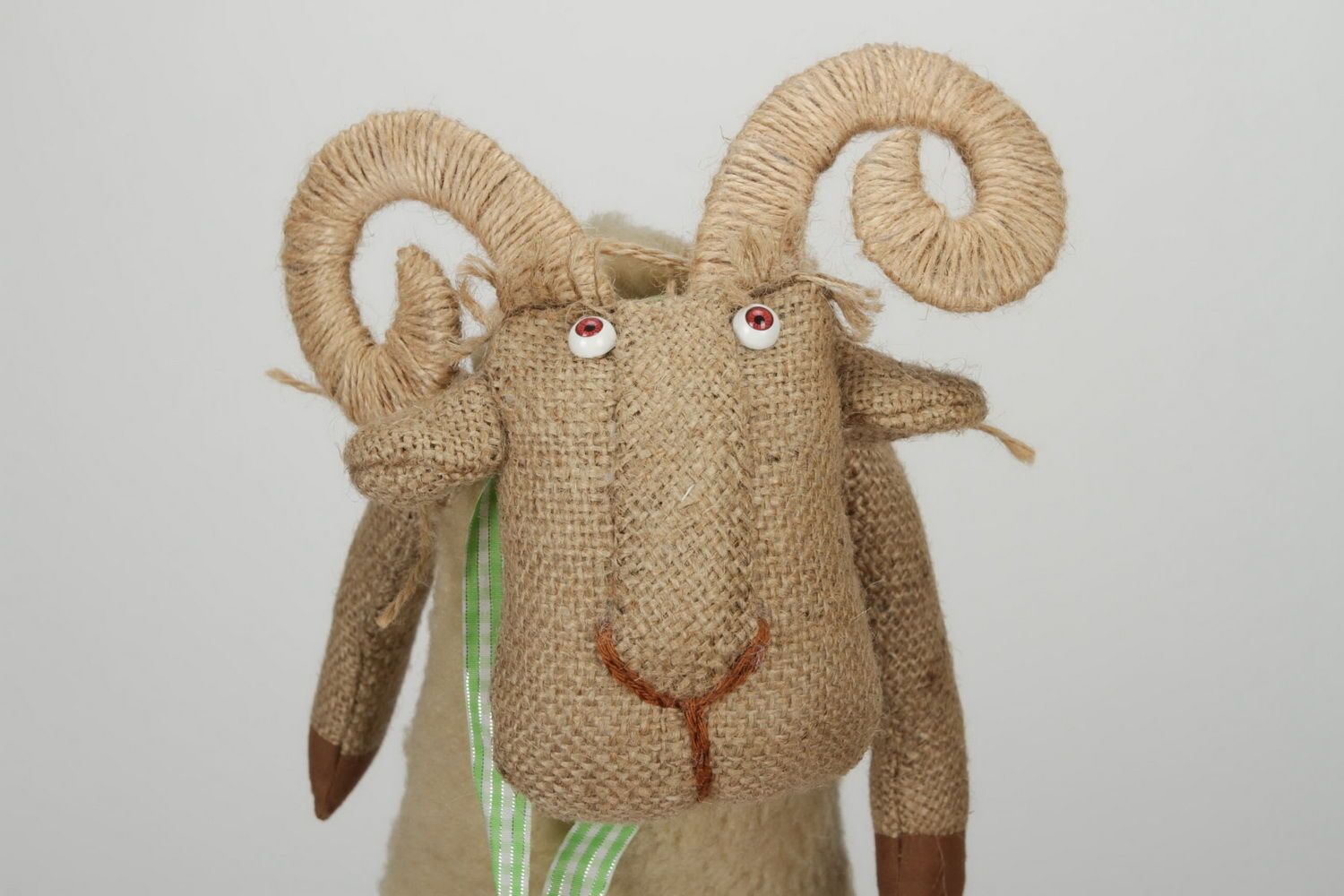 Toy, made of bag cloth, Lamb photo 3