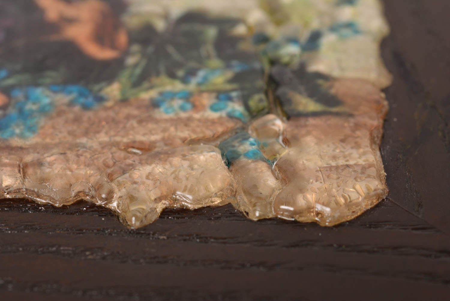 Панно на стену подарок ручной работы красивая картина мозаика из стекла Подкова фото 4