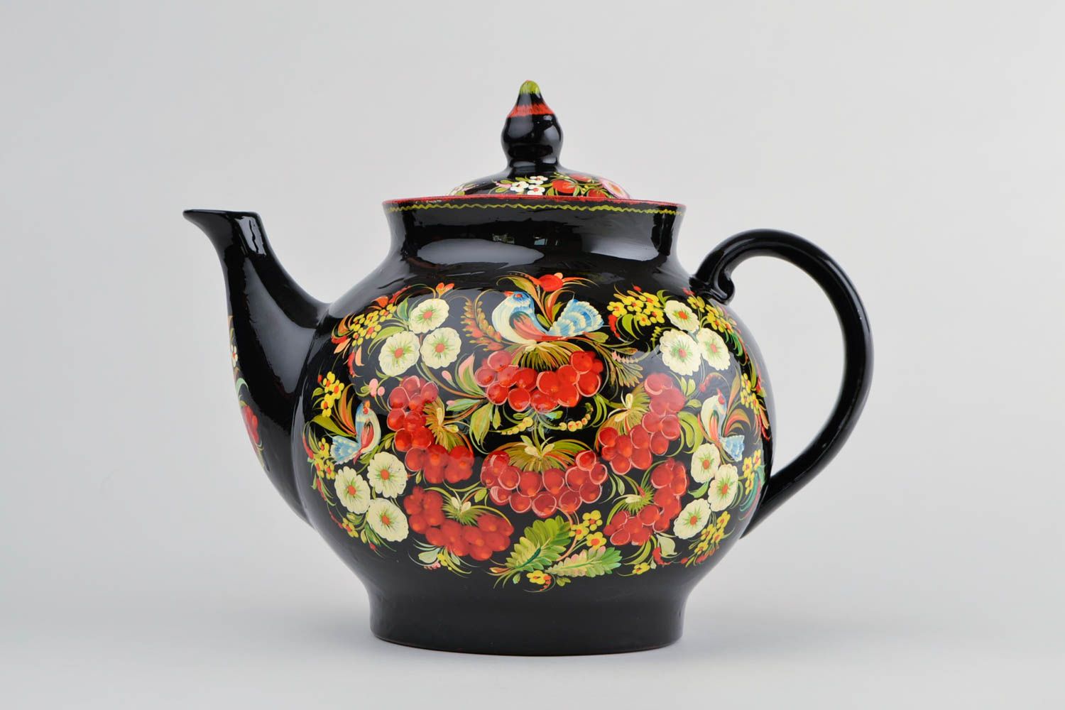 Stylish lovely kitchenware designer handmade teapot clay lovely home decor photo 4