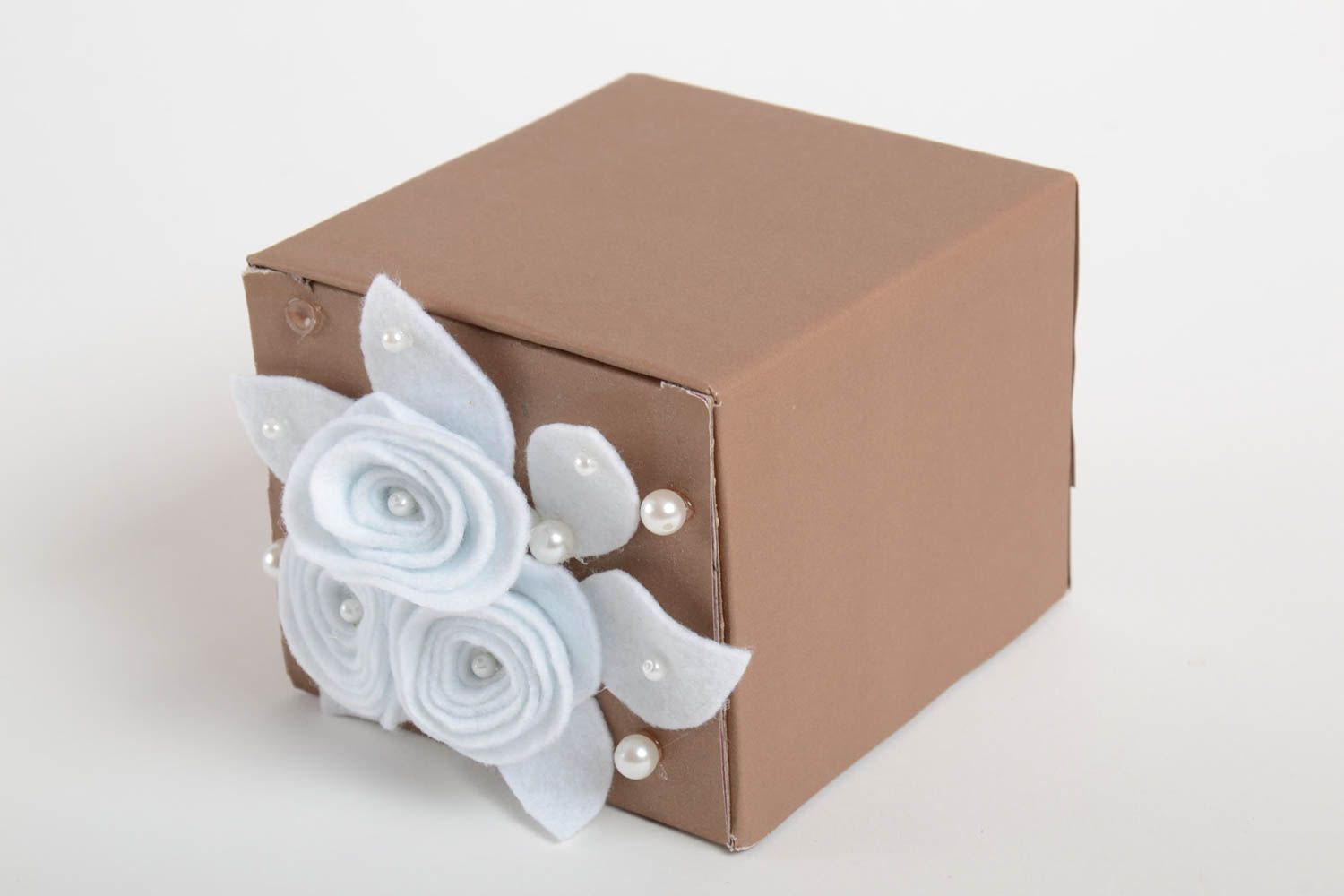 Handmade present box cardboard box box for accessories jewelry box unusual gift photo 4