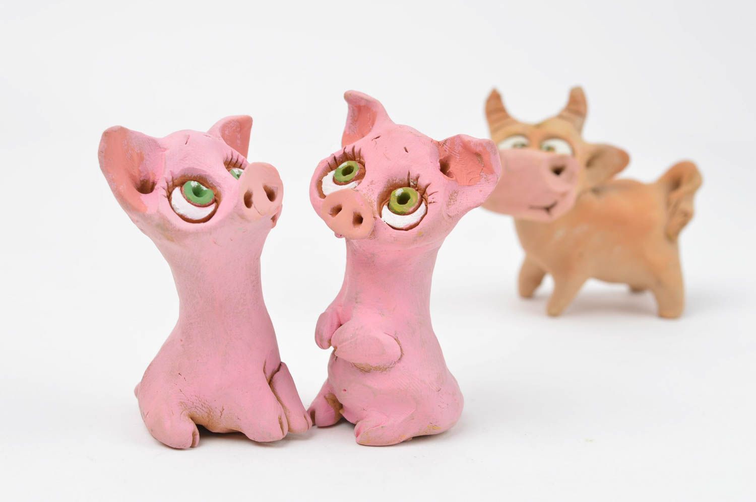 Figuras de animales hechas a mano elementos decorativos souvenirs originales foto 4