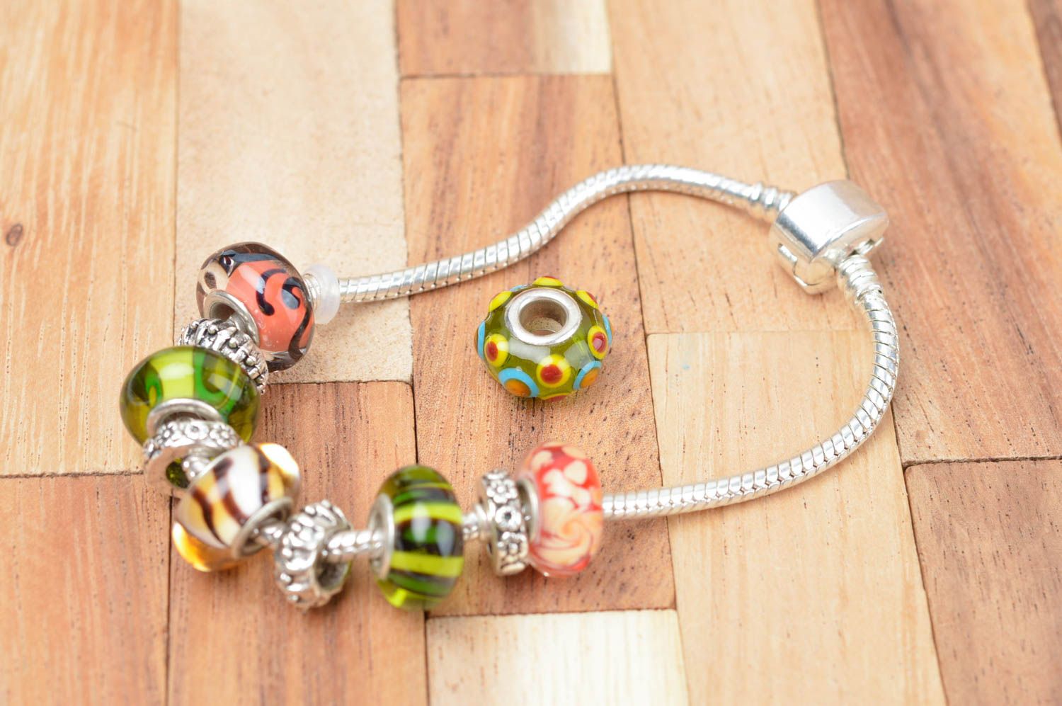 Perle für Schmuck handgeschaffen Schmuck Dekoration originell Geschenk für Frau foto 4