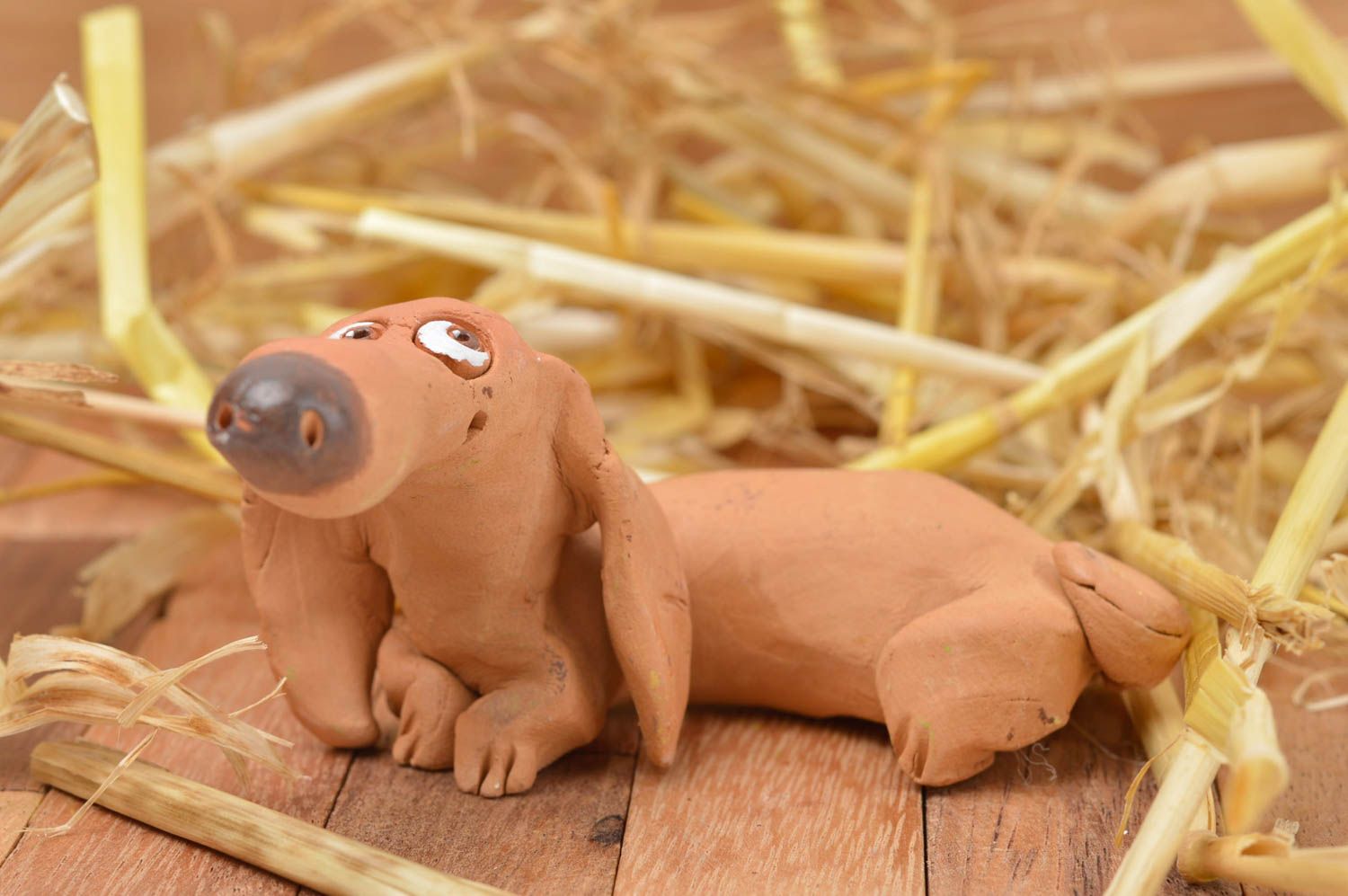 Figura de animal en miniatura hecha a mano elemento decorativo souvenir original foto 1